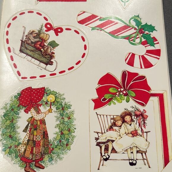Vintage American Greetings Holly Hobbie Christmas Ornament Punch Out Book. - Picture 5 of 9